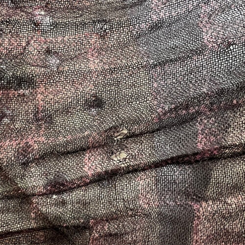 LOUIS VUITTON Etole Fringe Shawl Scarf 70% Cashmere/30% Silk 80" x51" 401910(42 - Picture 10 of 16